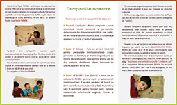 Asociatia Panda Trifold Brochure (Inside) - graphic design, ux elements, ui elements, graphic design elements